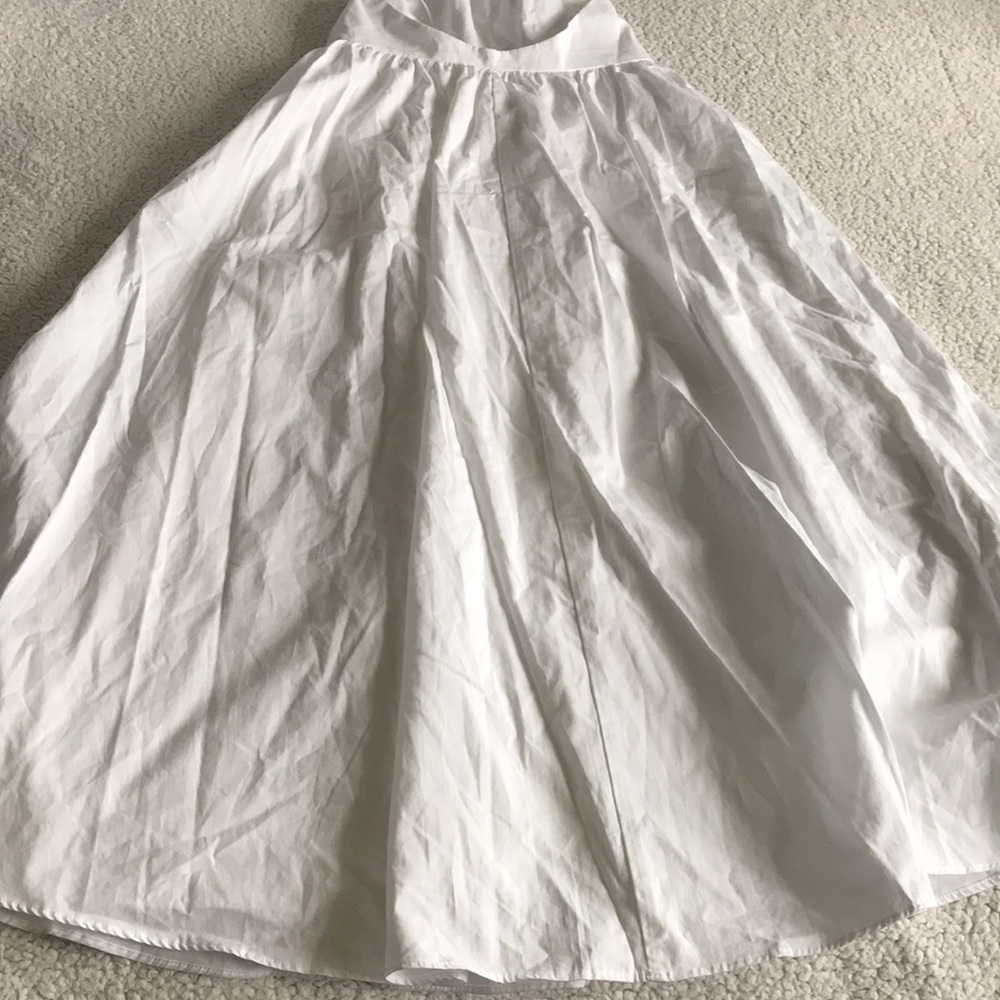 Zara White Halter Poplin Maxi Dress - Picture 10 of 16